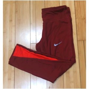 Nike Red Crop Pants
